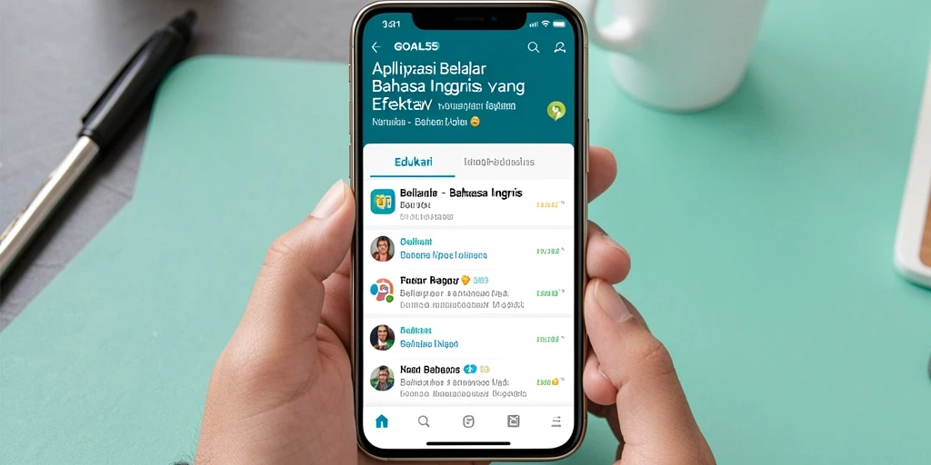 Screenshot utama GOAL55 menampilkan antarmuka pengguna yang menarik dan fungsional.