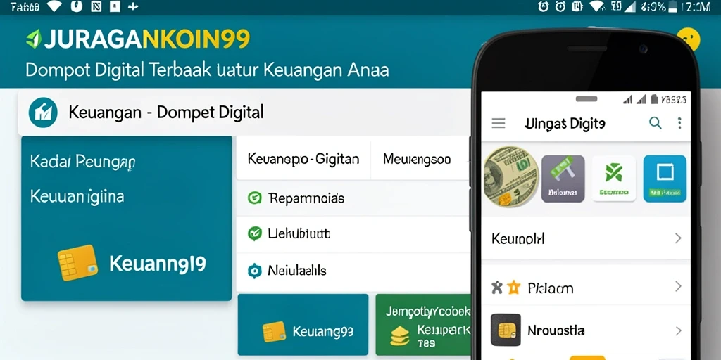 Antarmuka aplikasi JURAGANKOIN99 yang user-friendly dan modern.