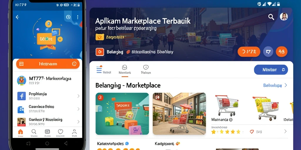 Tampilan antarmuka aplikasi MT777 yang menarik dan mudah digunakan.