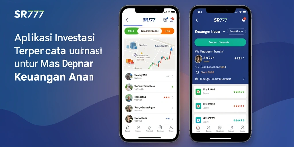 Antarmuka aplikasi SR777 yang intuitif dan siap membantu investasi Anda.